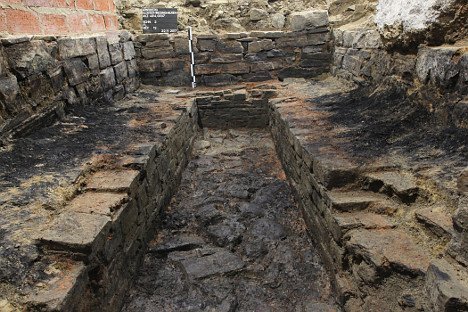 Mittelalterliche Warmluftheizung entdeckt