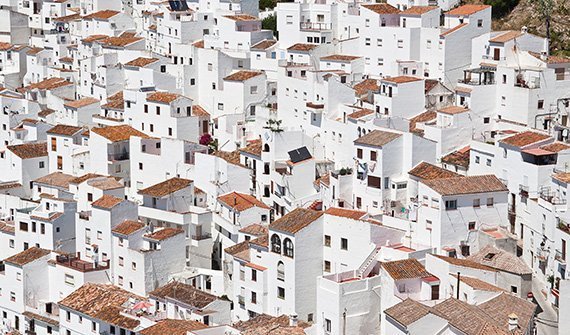 Helle Stadt und angepasste Landwirtschaft