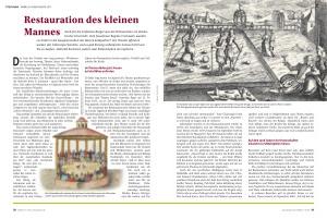 Restauration des kleinen Mannes