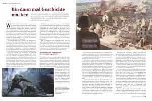 Bin dann mal Geschichte machen