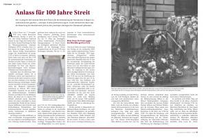 Anlass für 100 Jahre Streit