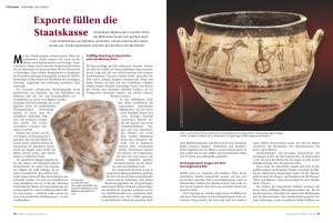 Exporte füllen die Staatskasse