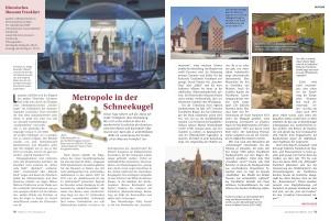 Metropole in der Schneekugel