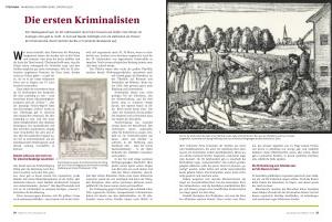 Die ersten Kriminalisten