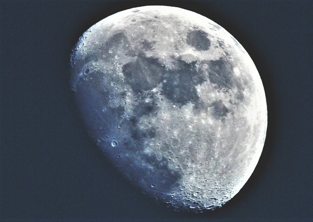 Mond am Morgen