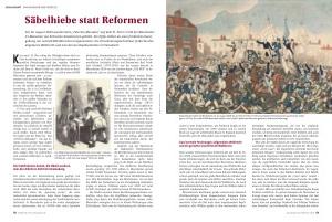Säbelhiebe statt Reformen