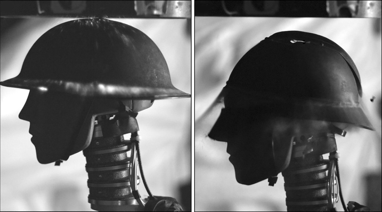 Historische Helme waren genauso stabil wie heutige
