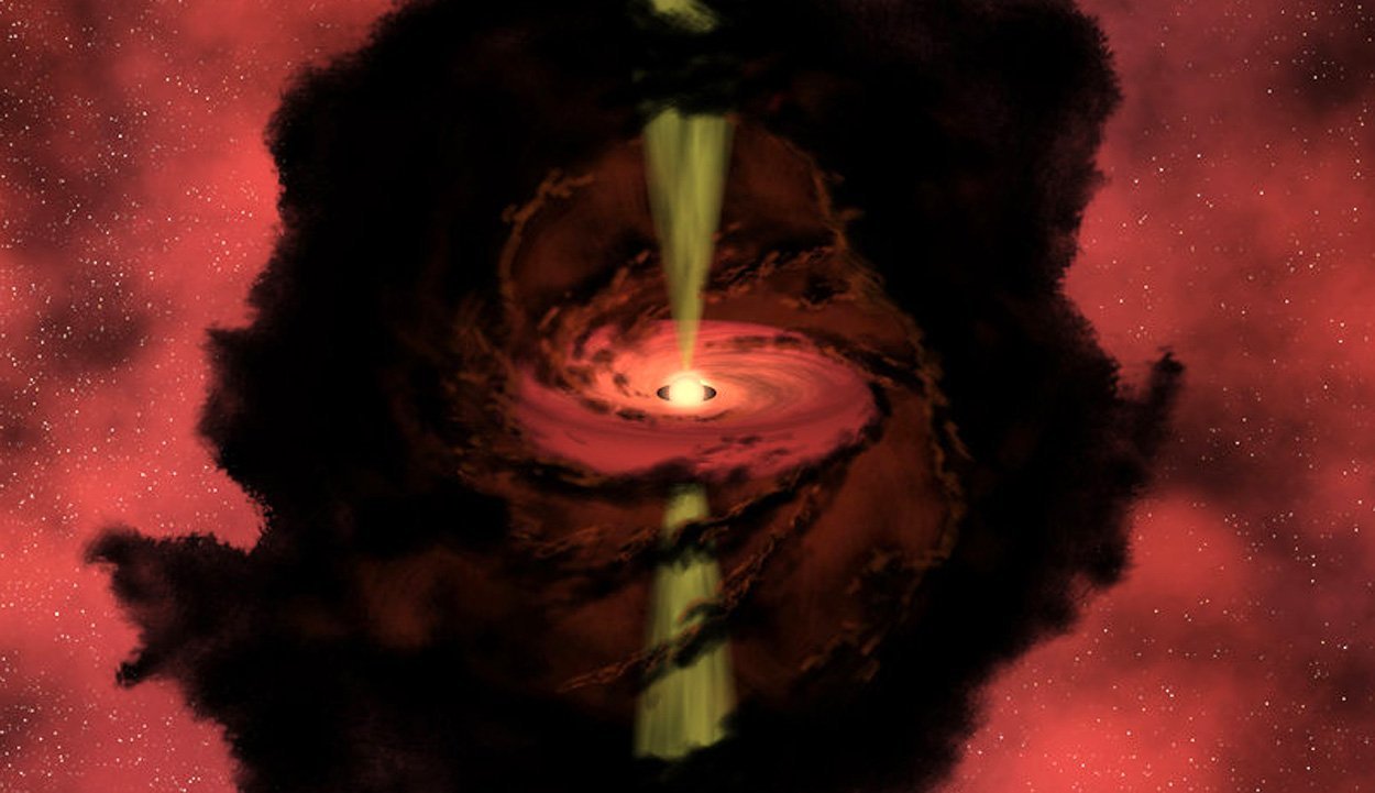 Sternenembryo mit Hitzewallungen