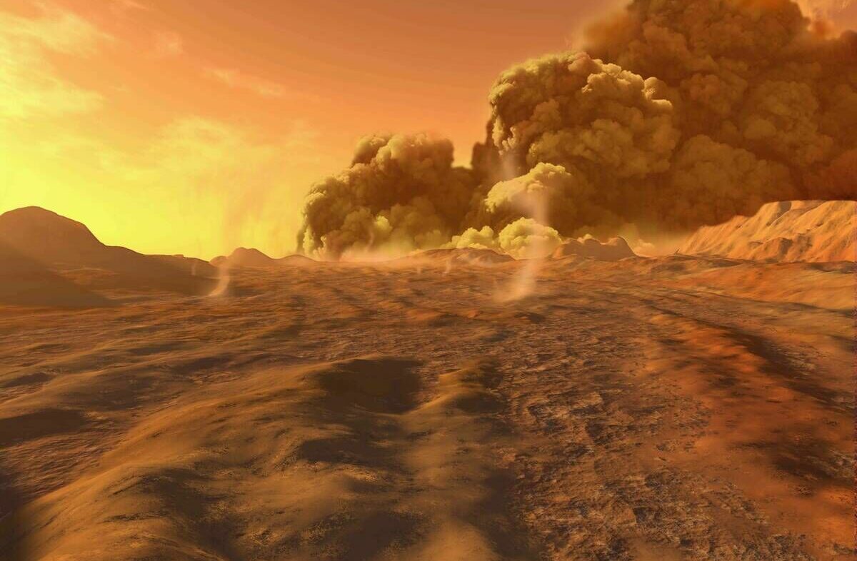 Methan, Meteoriten und Staubteufel