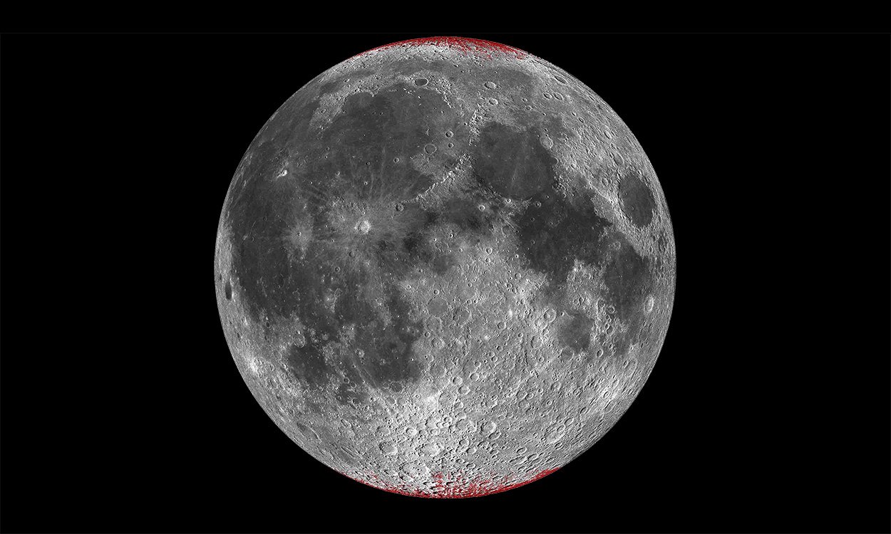Der Mond rostet