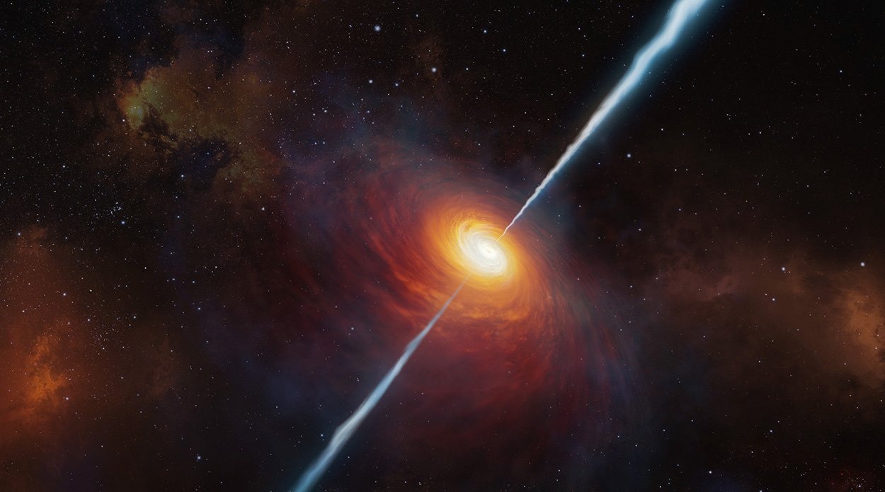 Der fernste "radiolaute" Quasar