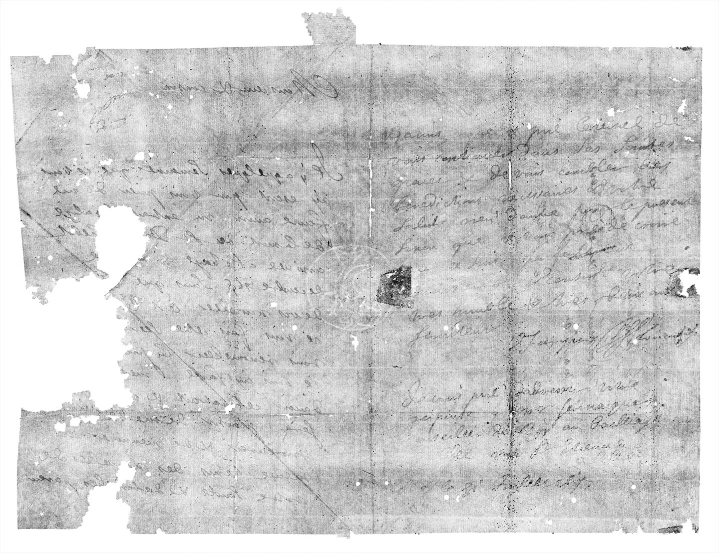 Verschlossener Brief „virtuell“ geöffnet
