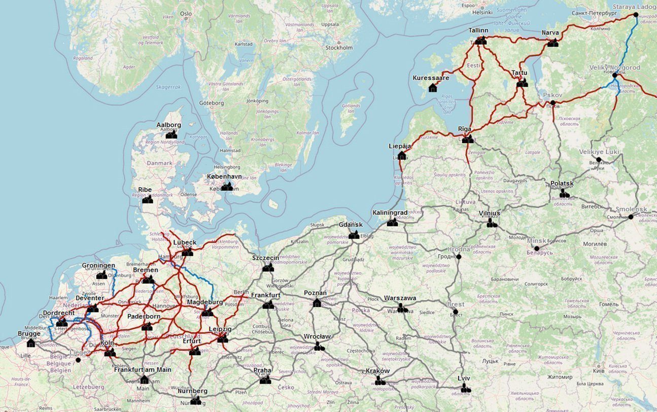 Digitaler Atlas der Hansezeit