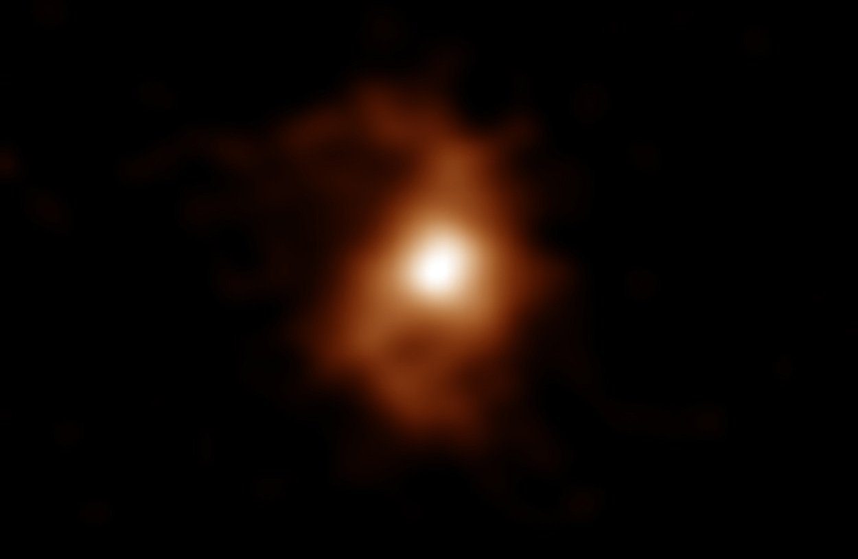 Erster Blick auf die älteste Spiralgalaxie