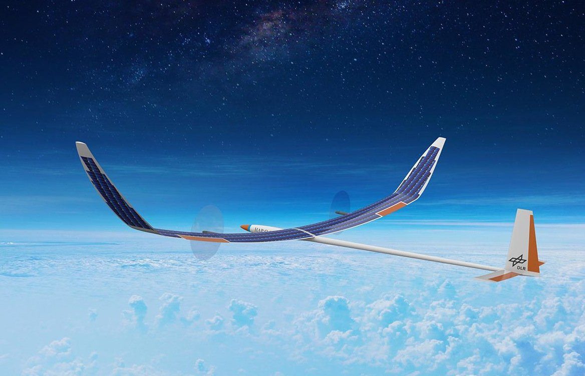 Solarbetriebenes Stratosphärenflugzeug