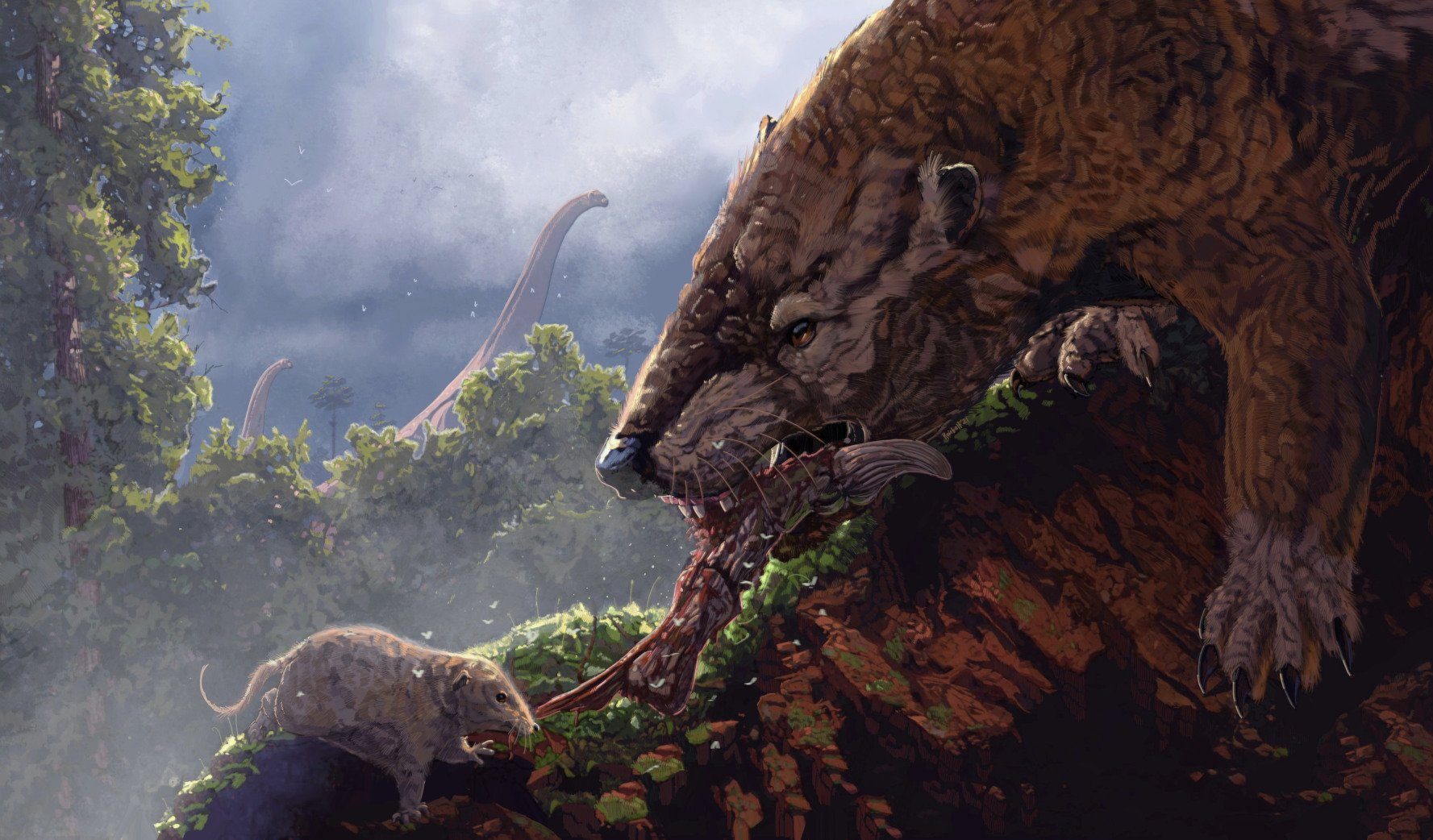 Was die Säuger in der Dino-Ära hemmte