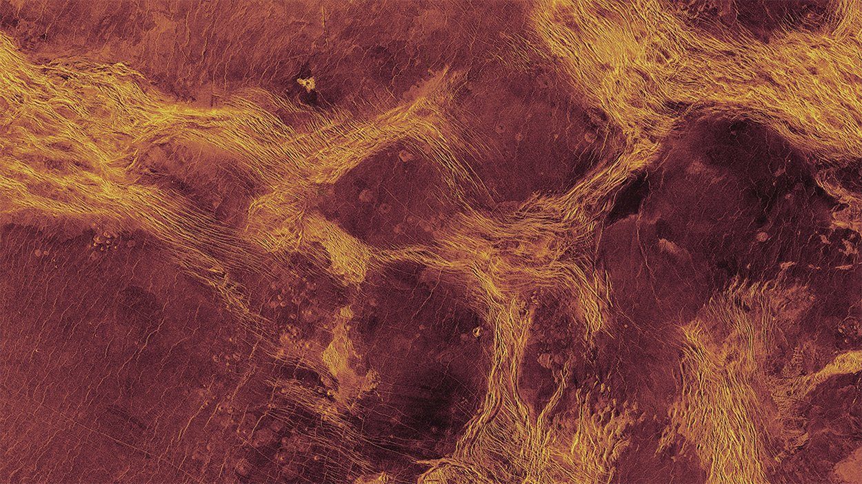 "Eisschollen"-Tektonik auf der Venus