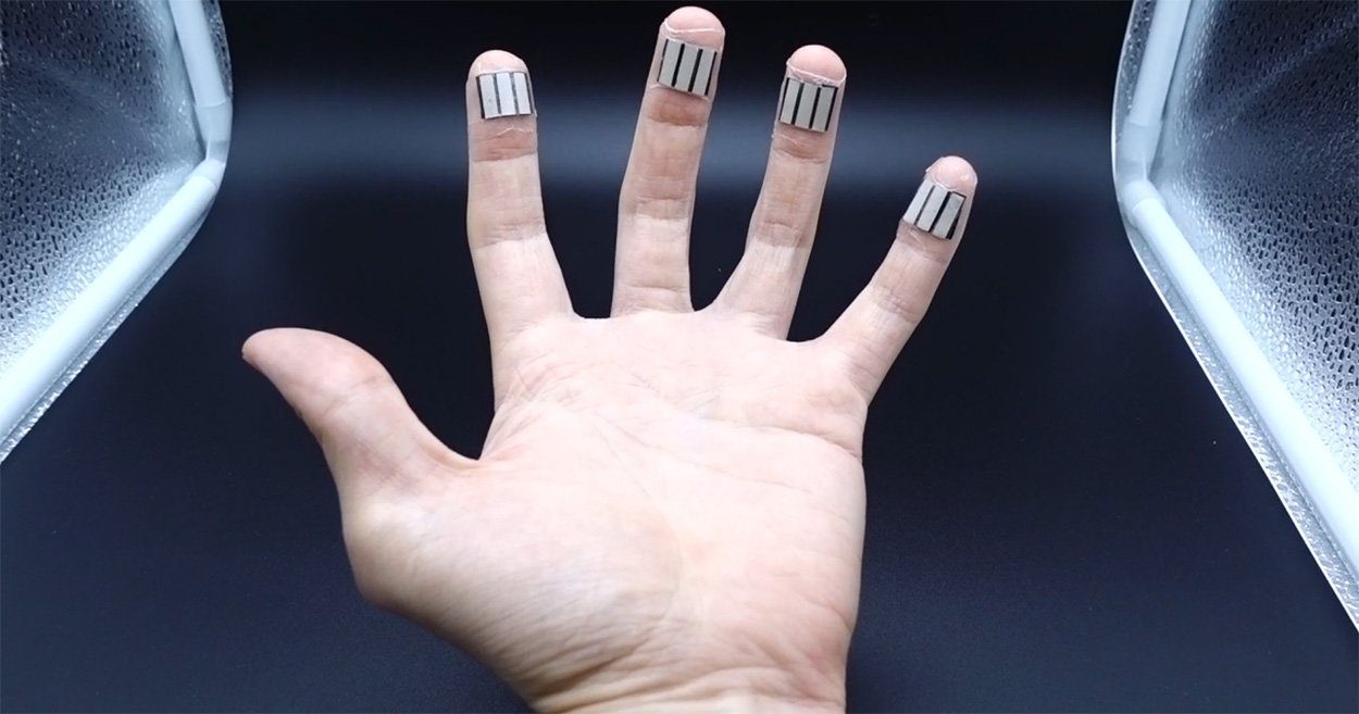 Schwitzende Finger als Energiequelle