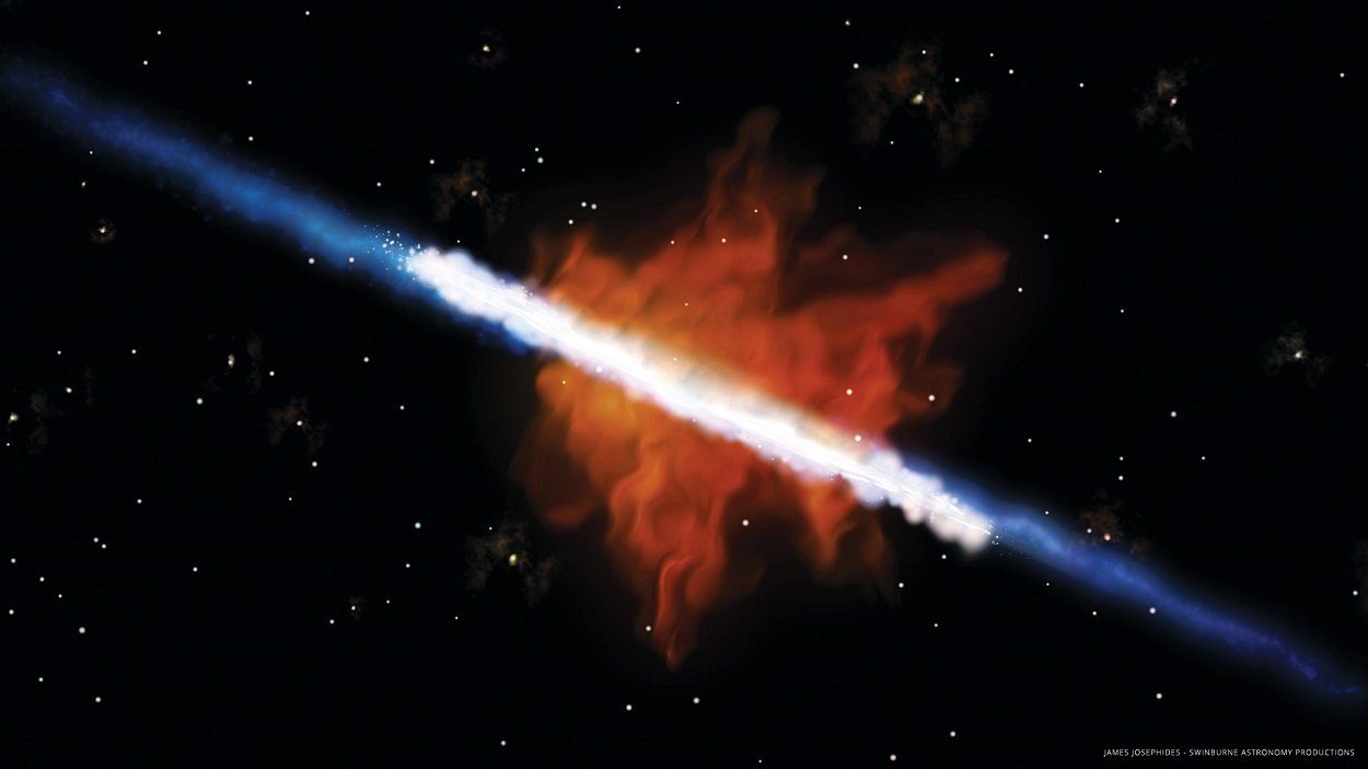 "Abgas" von Galaxien analysiert