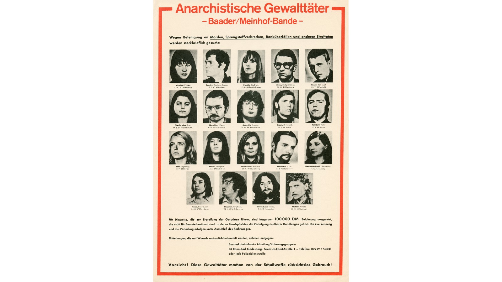 Das Ende der ersten RAF-Generation