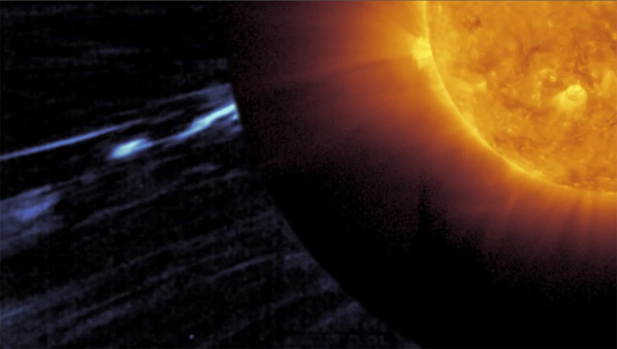 Magnetfeldumkehr in der Sonnenkorona
