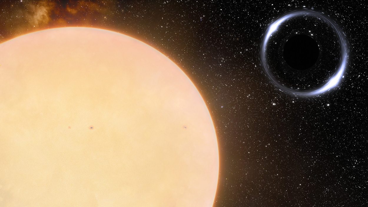 Astronomen entdecken das erdnächste Schwarze Loch