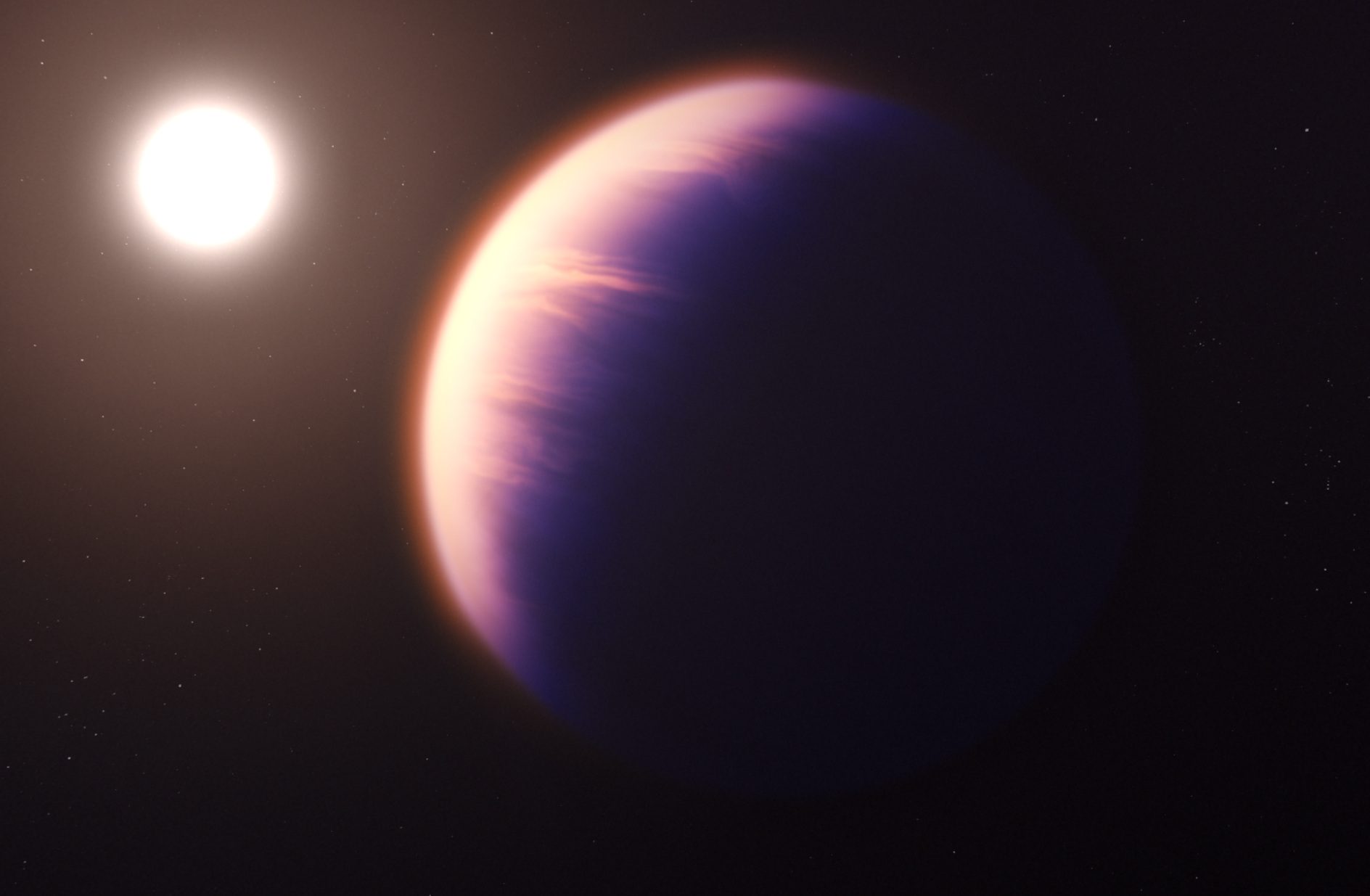 Verschärfter Blick in eine ferne Atmosphäre