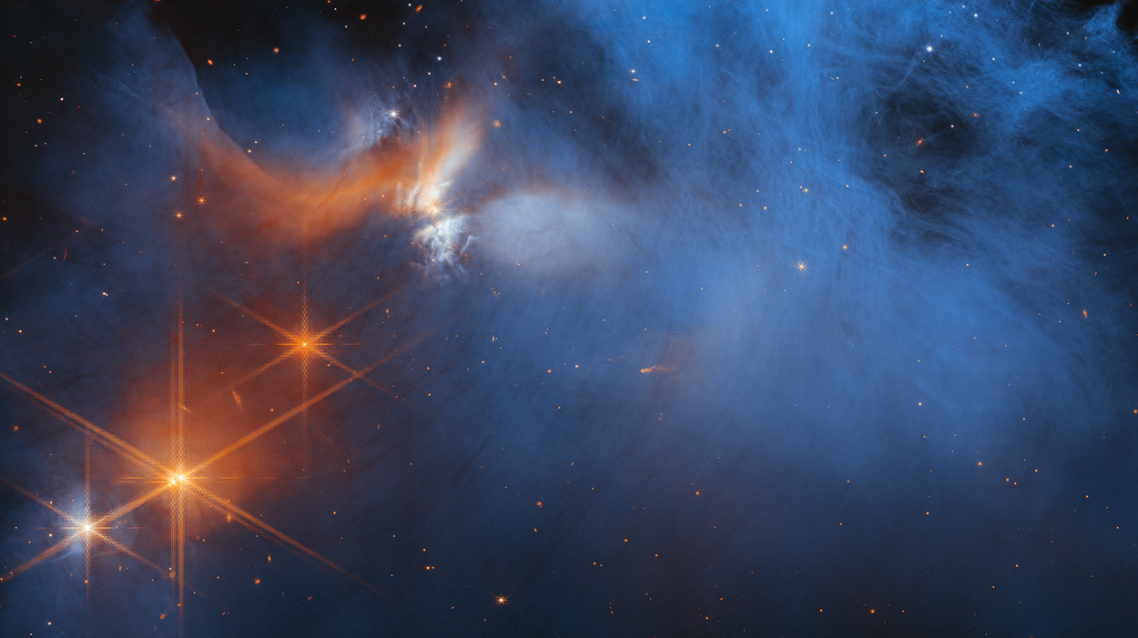 Eisige Lebensbausteine in einer Molekülwolke