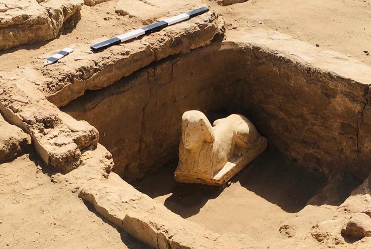 Eine Sphinx mit Kaiser Claudius' Gesicht?