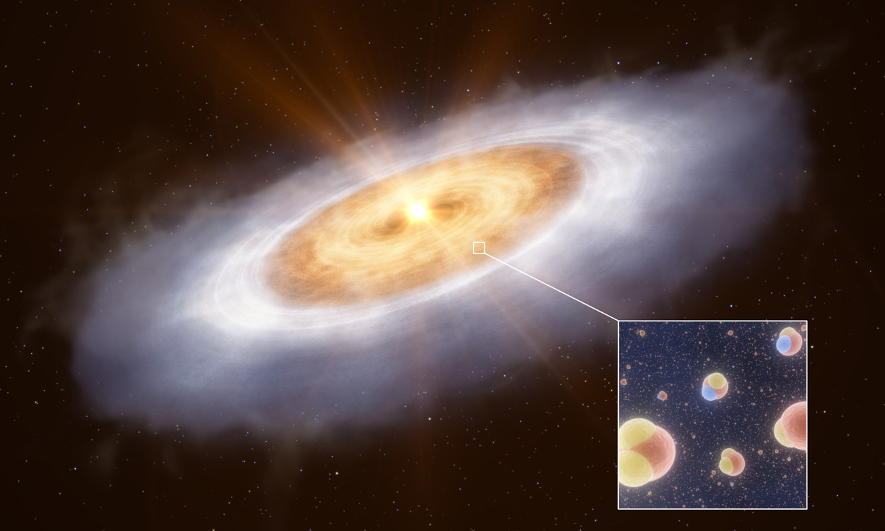 Protostern verbindet Sonnensystem-Wasser und interstellares Medium