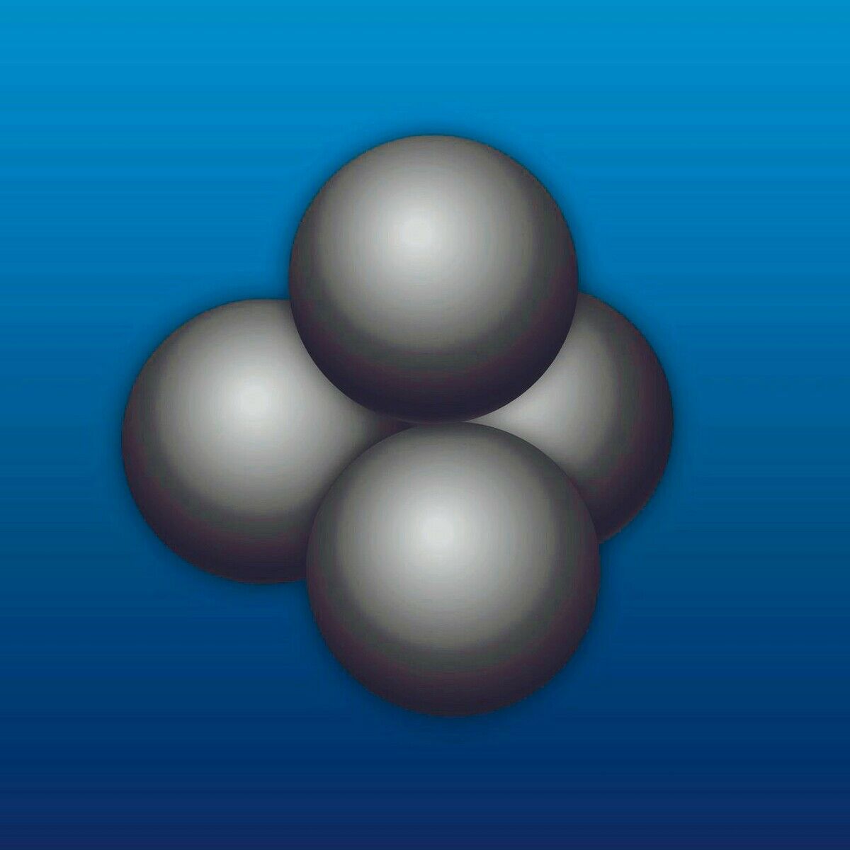 Ein Viererpack aus Neutronen