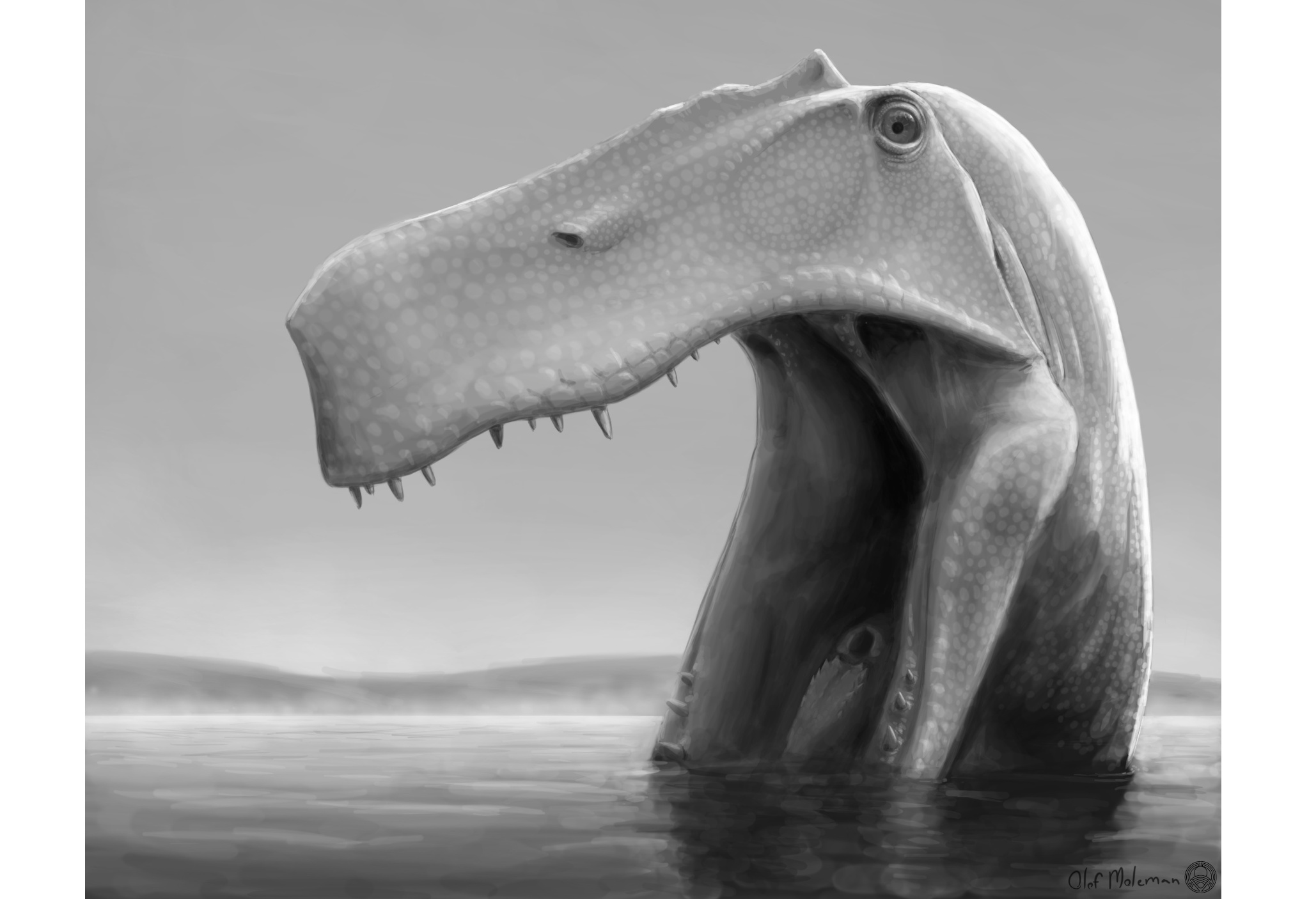 Dino-Maul mit Pelikan-Effekt