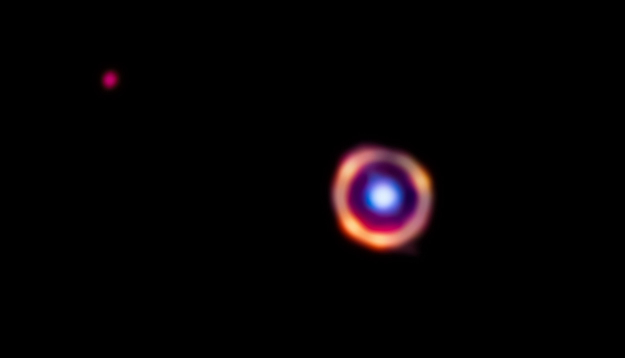 Organische Moleküle in einer frühen Galaxie