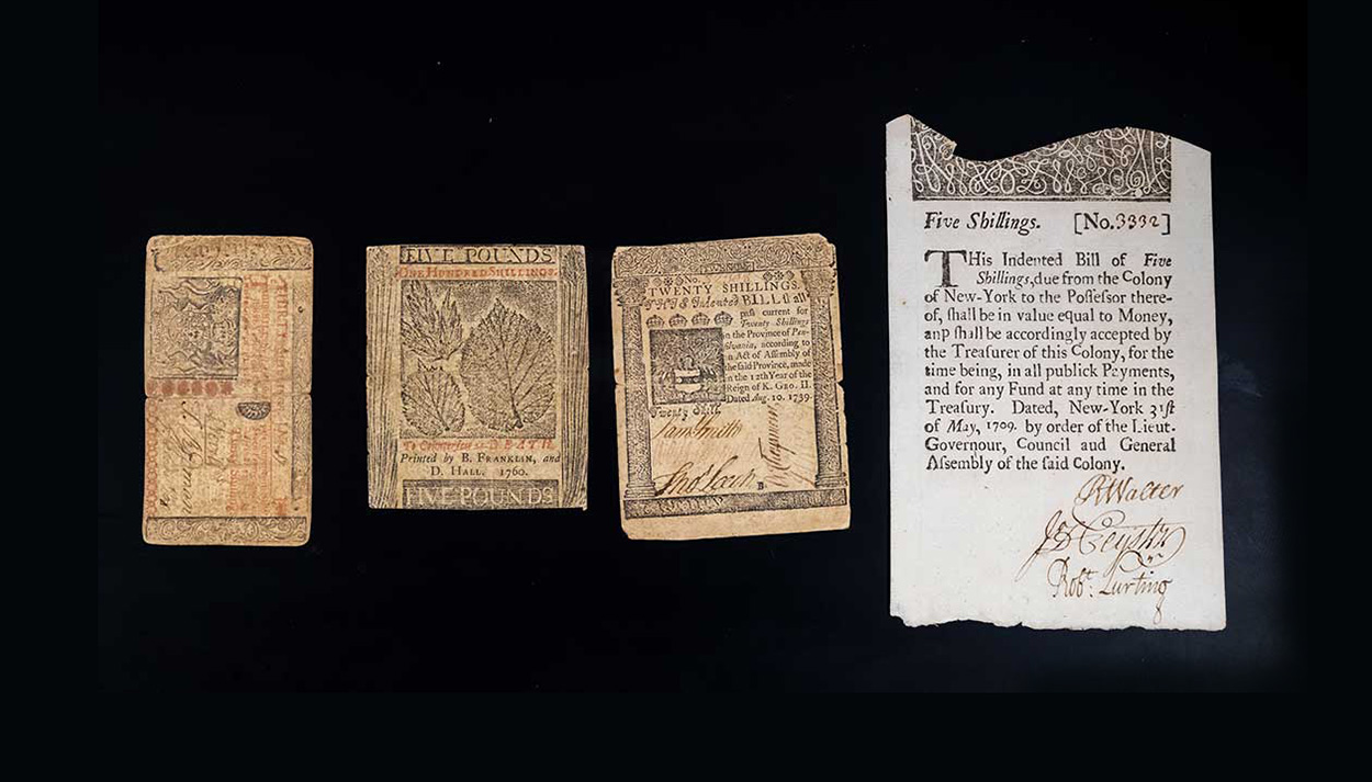 Benjamin Franklin und die Kunst des Banknotendruckens