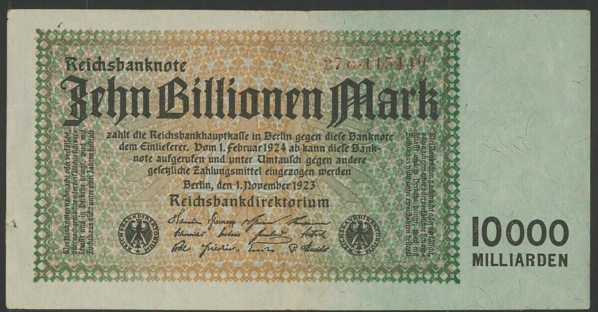 Als das Geld nichts mehr wert war