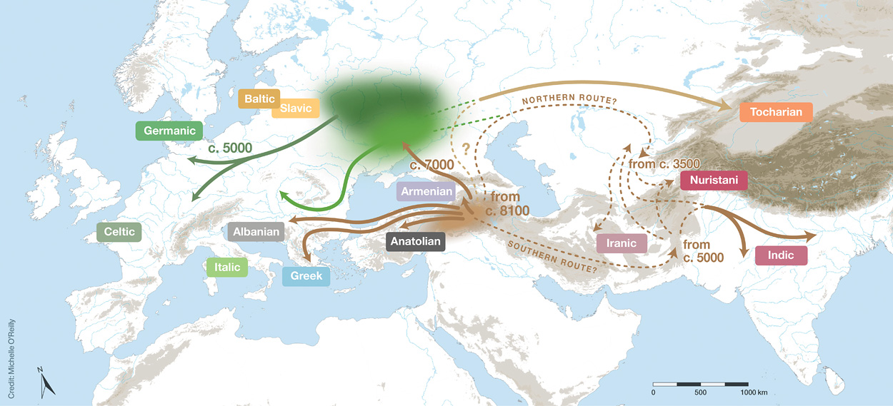 Ursprünge der indoeuropäischen Sprachfamilie