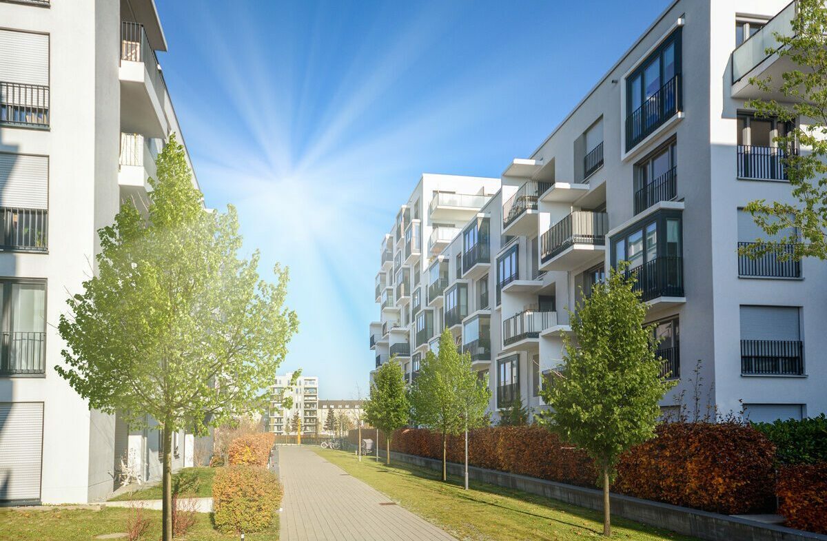 Die grüne Stadt von morgen