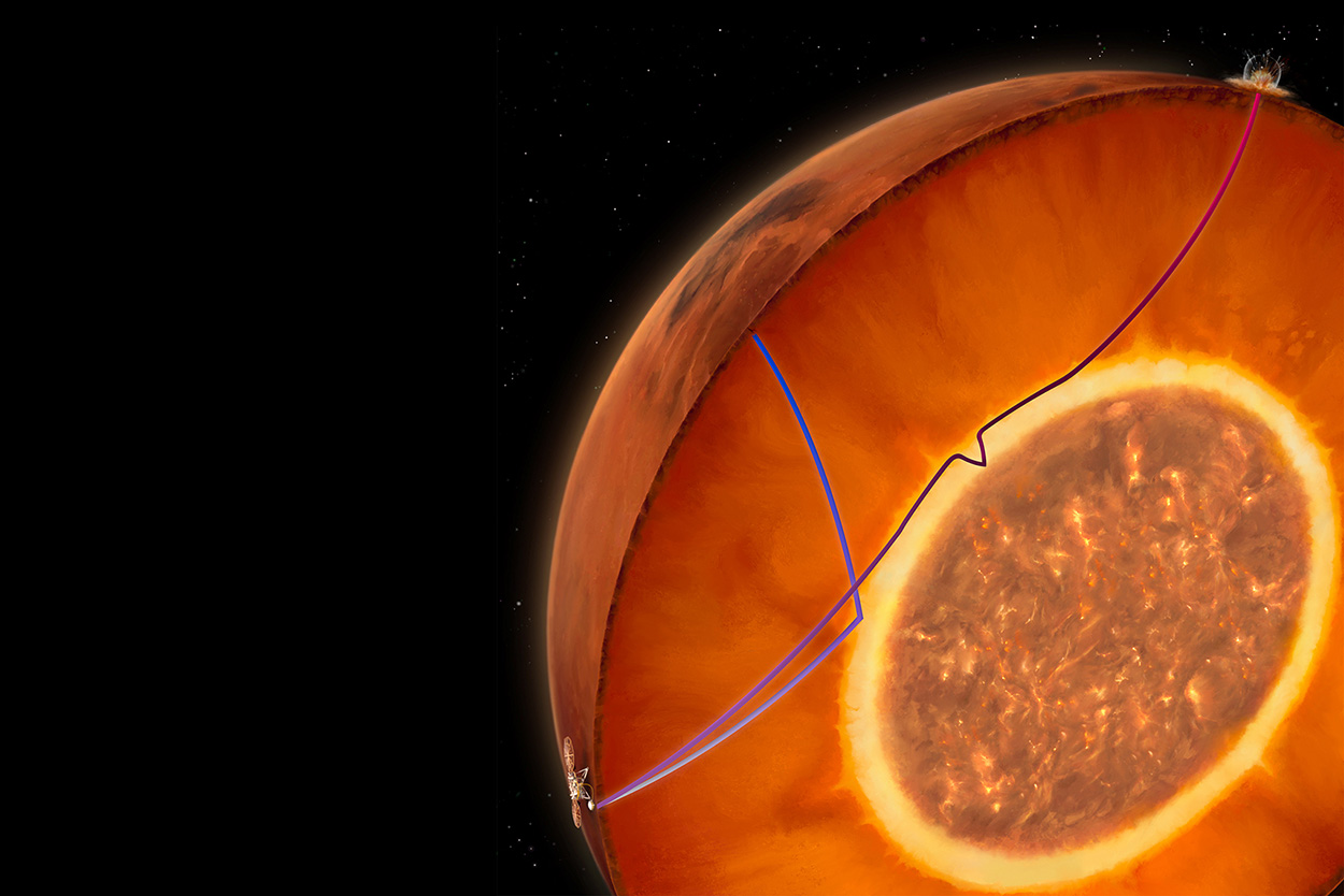 Flüssige Schicht auf dem Marskern entdeckt