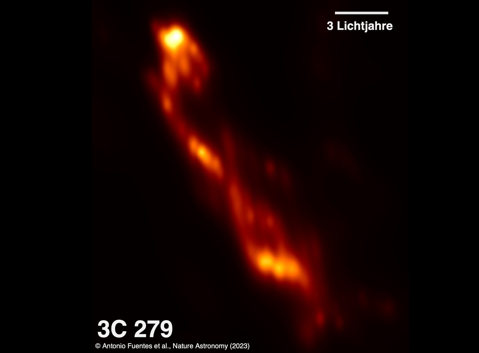 Schwarze Löcher verdrillen ihre Jets