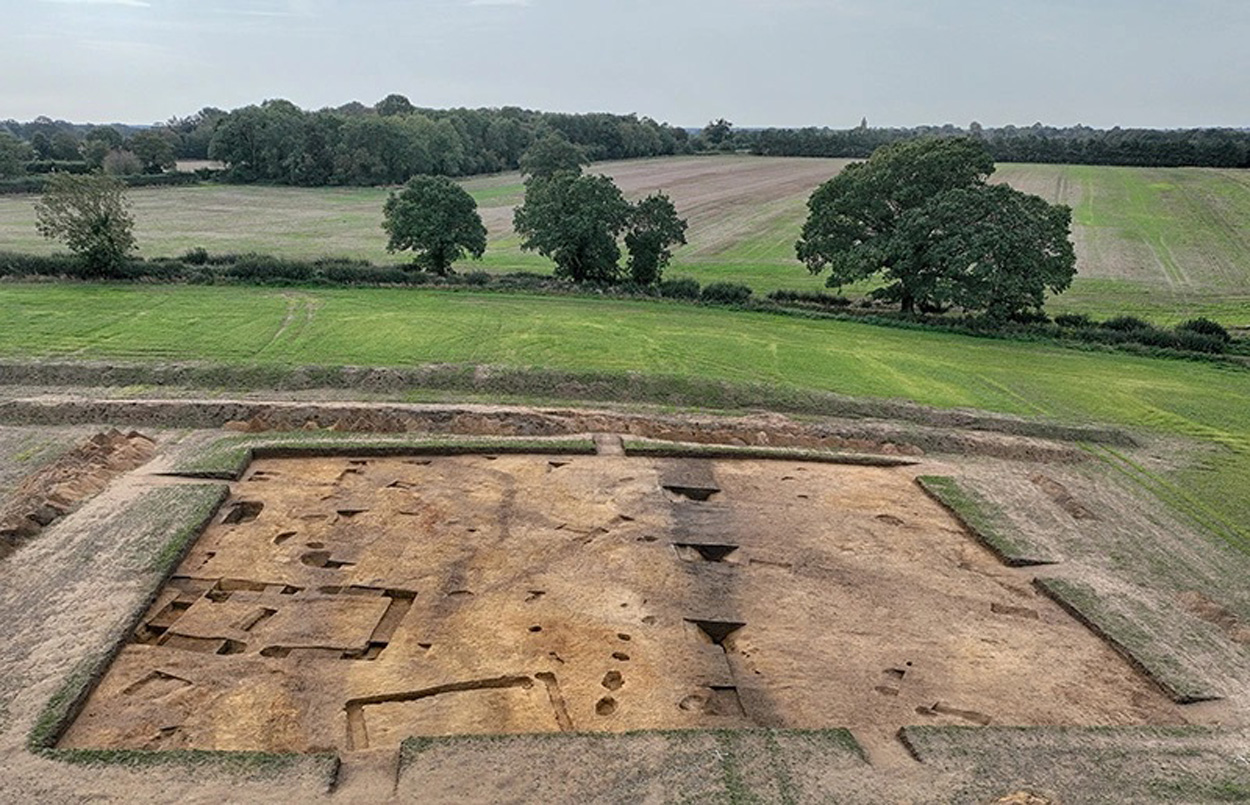 Heidnischer Tempel der Angelsachsen entdeckt