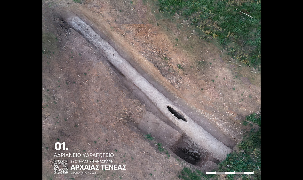 Teile von Hadrians Aquädukt entdeckt