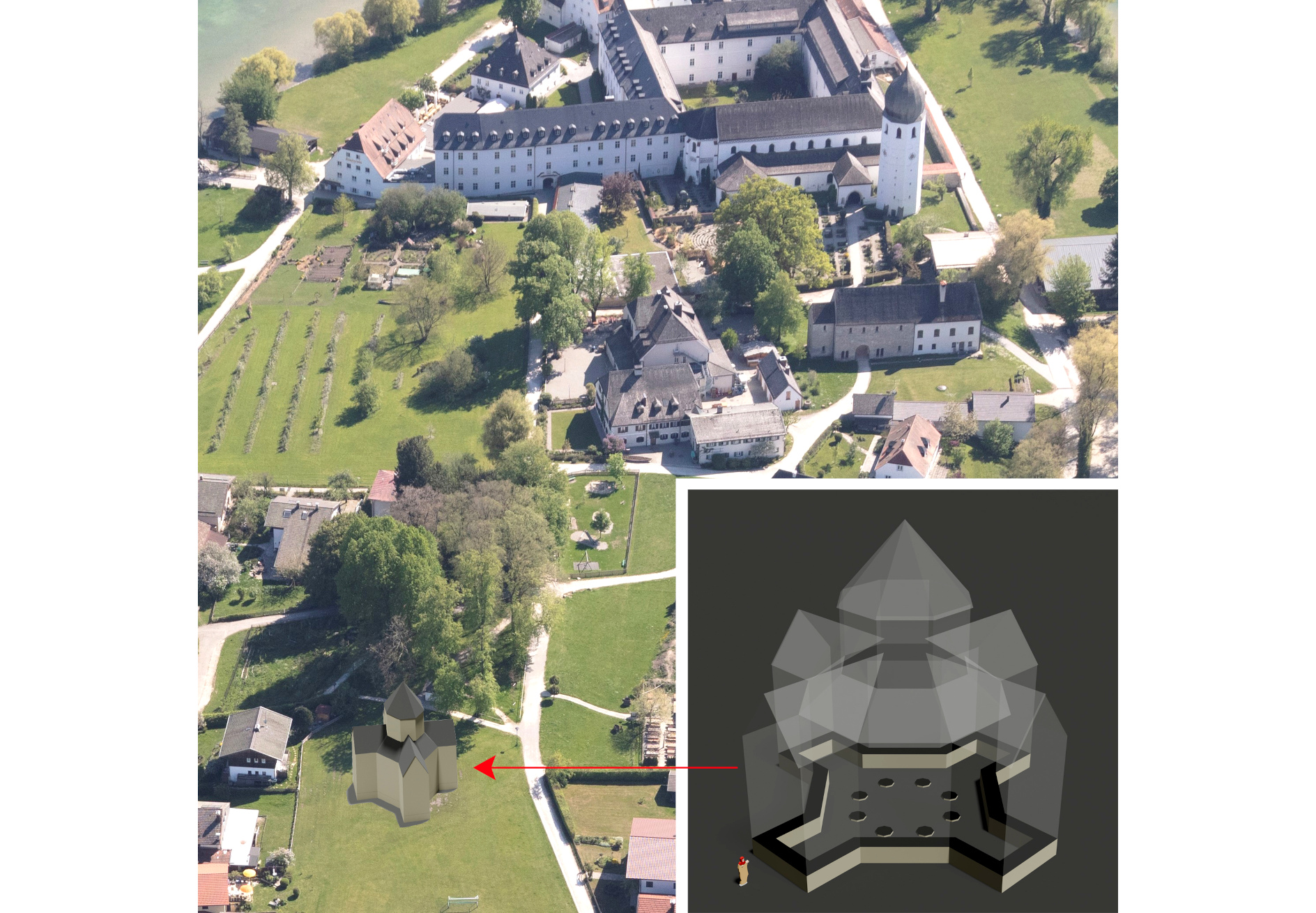 Geheimnisvolle Fundamente auf der Fraueninsel entdeckt