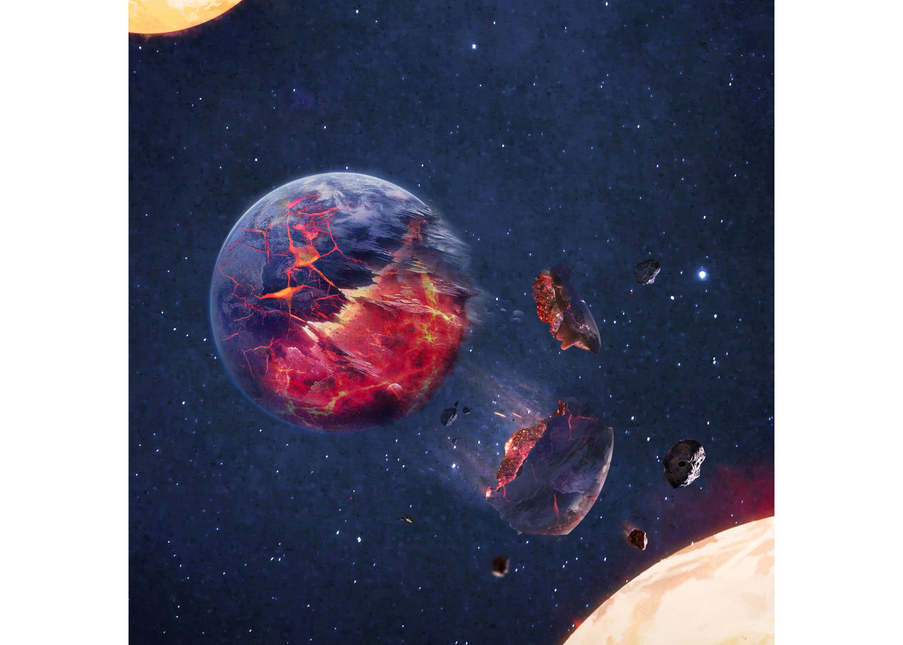 Stellarer Planeten-Fresserei auf der Spur
