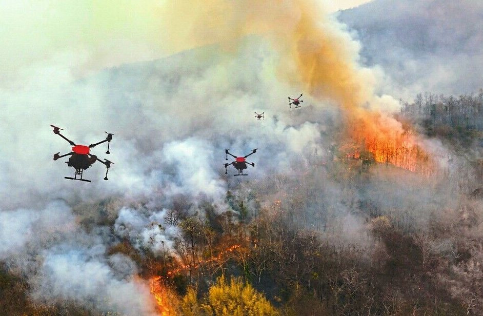Die Drohnen-Feuerwehr