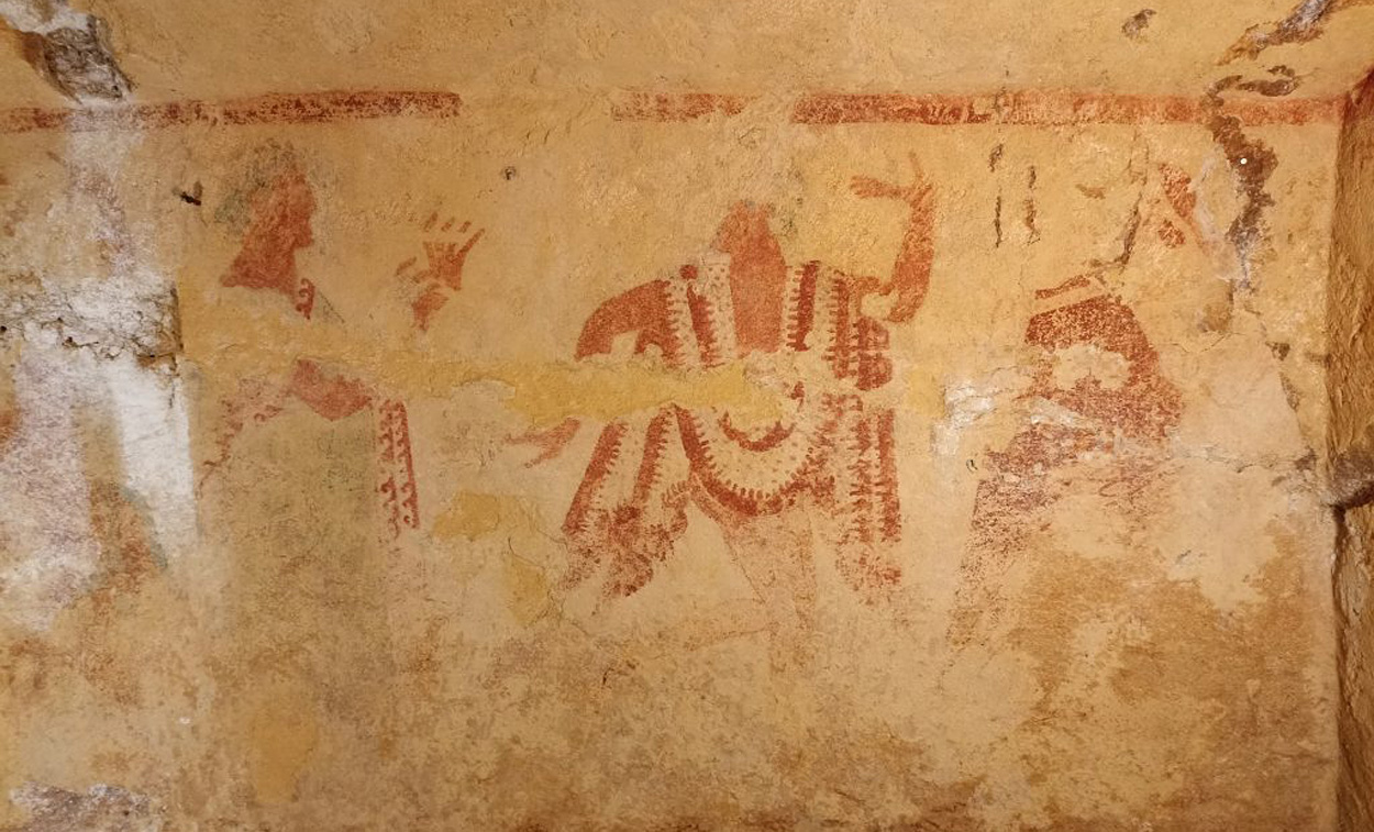 Archäologen finden Etruskergrab mit einzigartigen Wandmalereien