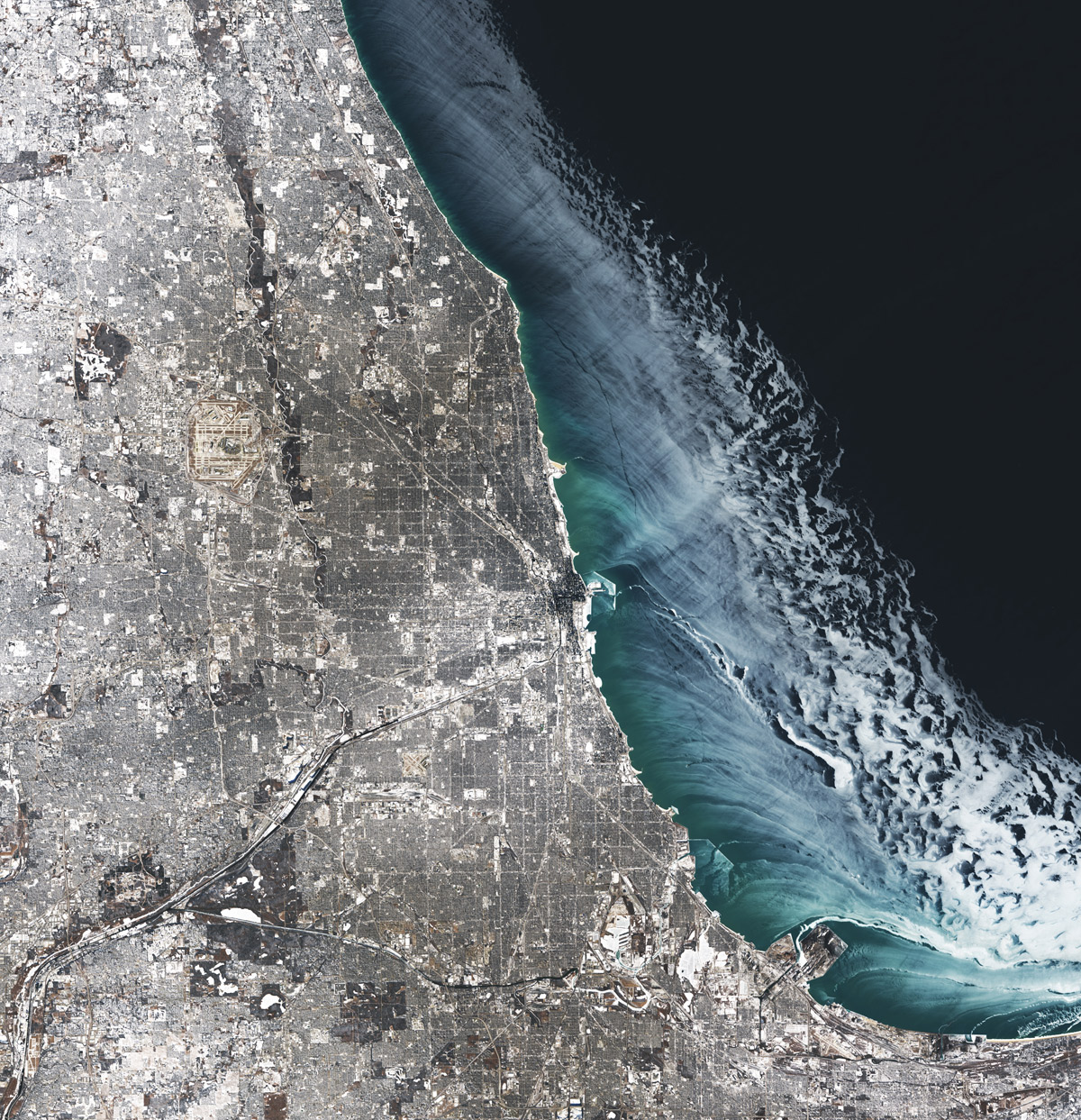 Kältewelle über Chicago