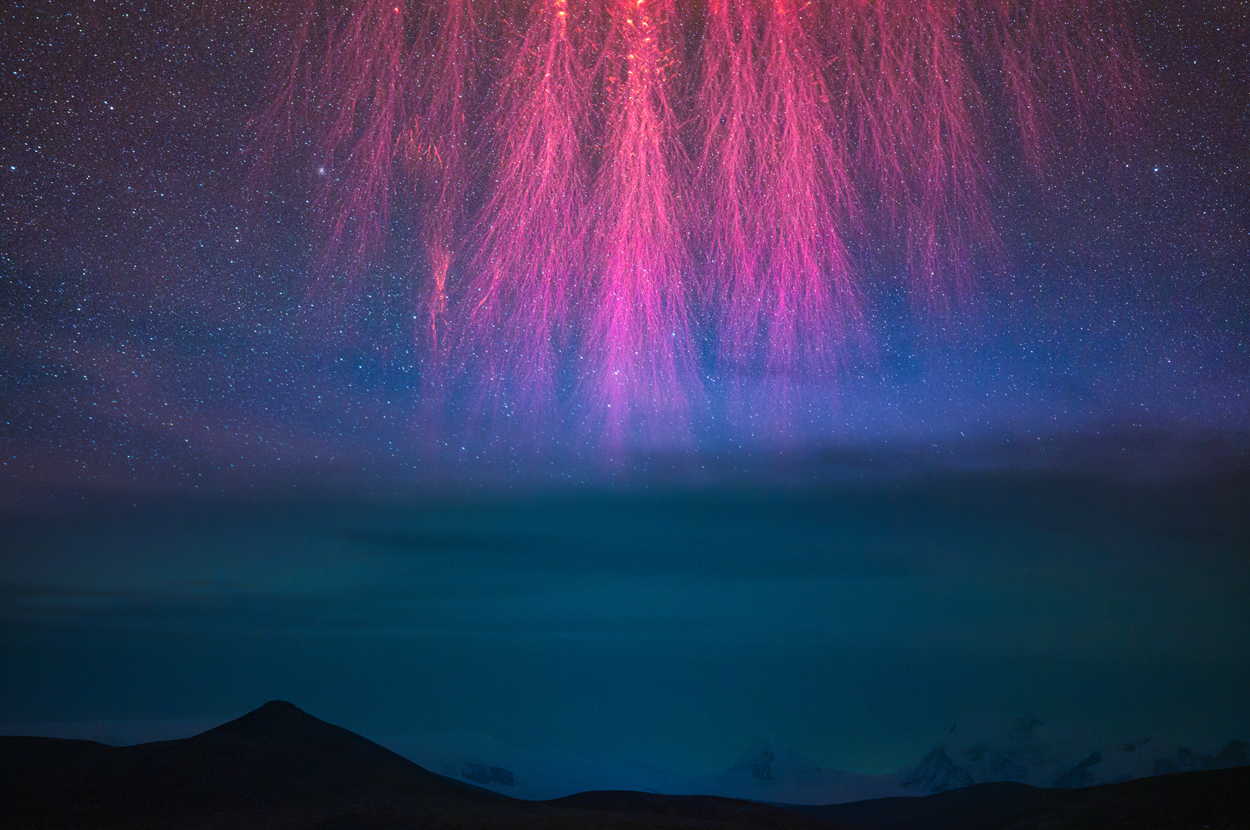 Kosmisches Feuerwerk im Himalaya