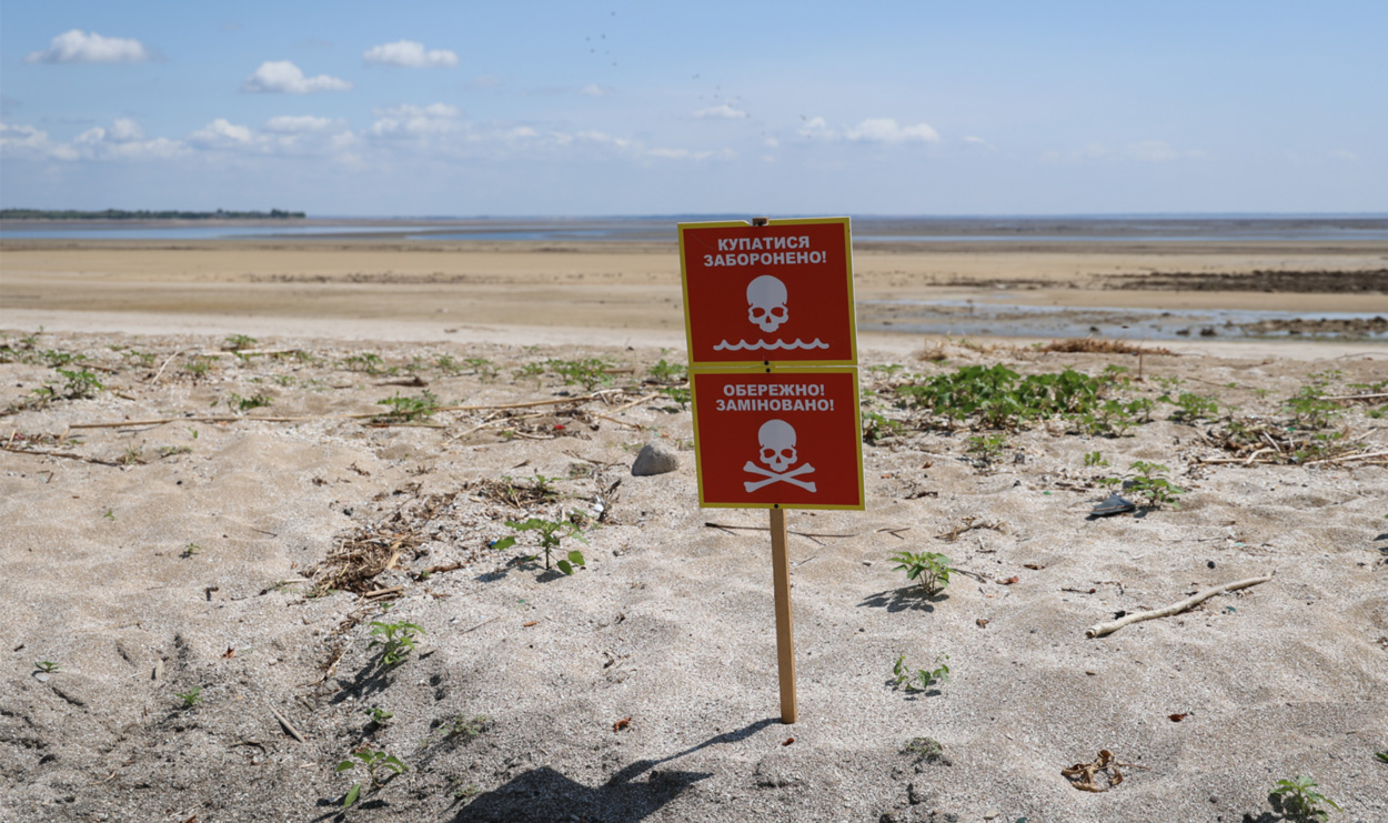 Wie die Zerstörung des Kachowka-Staudamms die Umwelt belastet