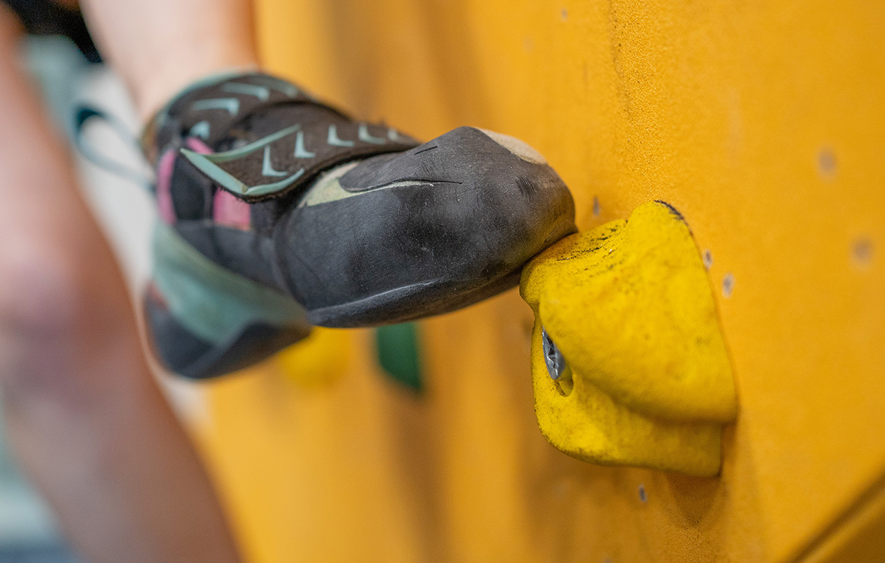 Dicke Luft in der Kletterhalle