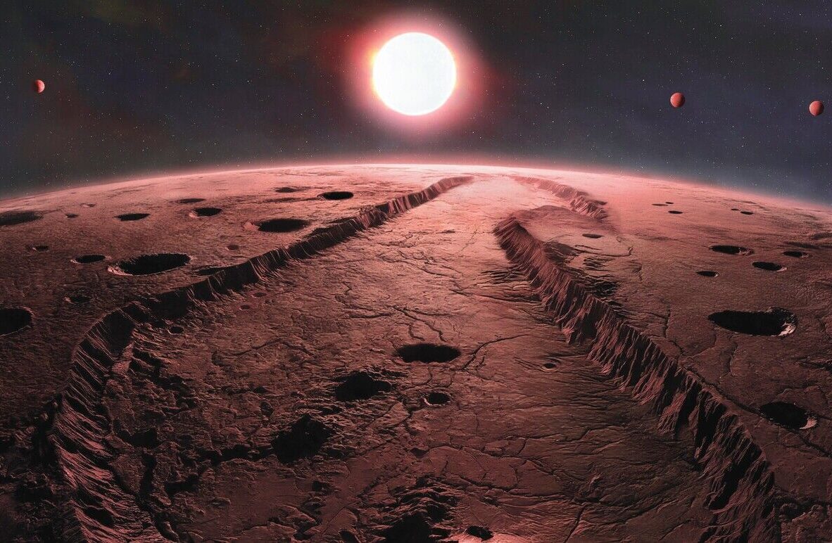Die Planeten des Pfeilsterns